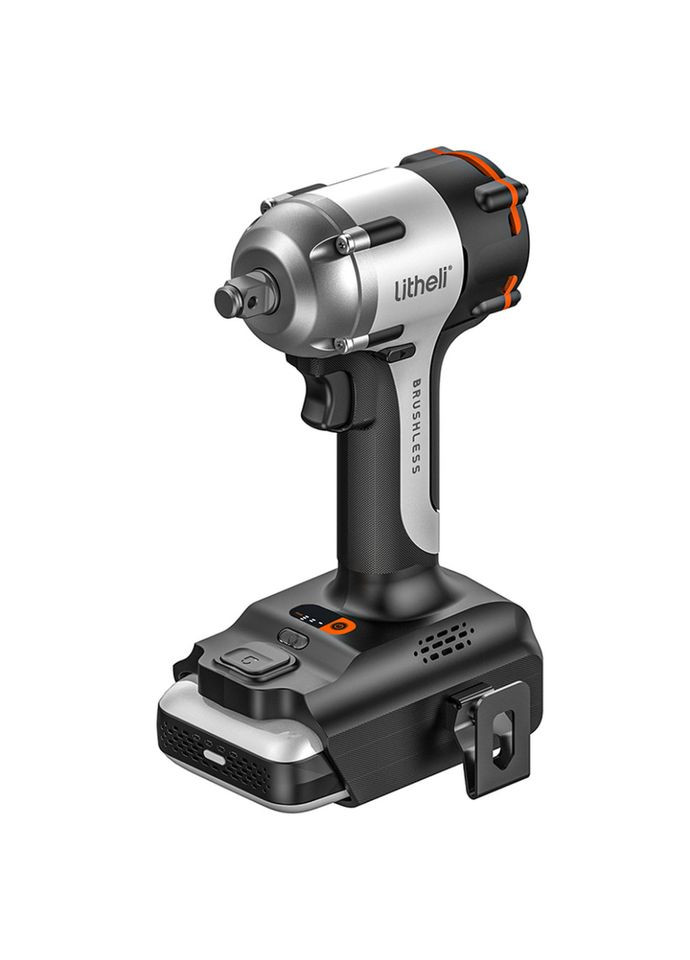 Акумуляторний ударний гайковерт безщітковий, живлення від павербанку (УМБ Power Bank 12500 mAh, 45 W, 2А в комплекті) Litheli (353503483)
