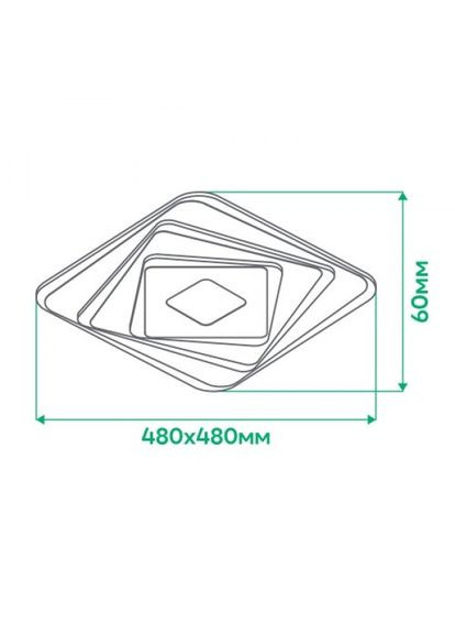 Светодиодный светильник AL6112ARD 90W OMEGA (80042) Ardero (305757566)