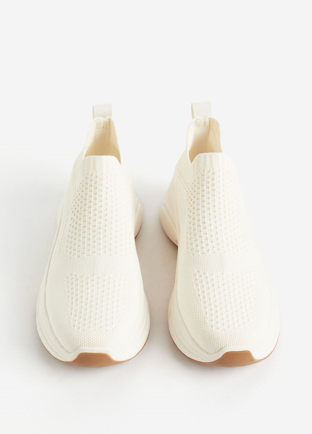 Молочные демисезонные кроссовки H&M