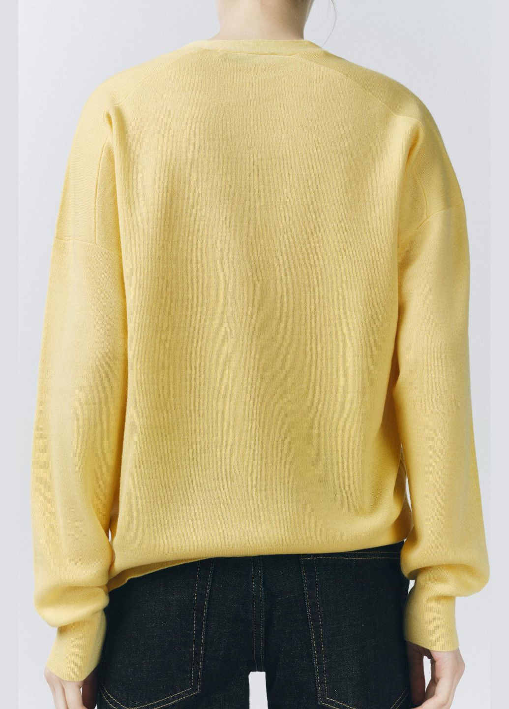 Желтый кардиган Zara