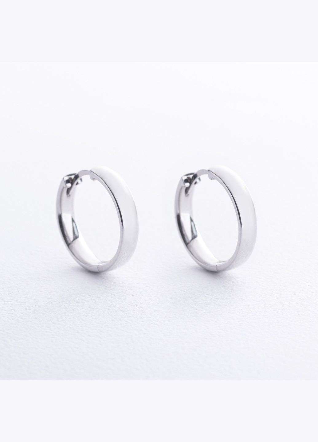 Сережки кільця у сріблі 7086 Oniks (264392725)