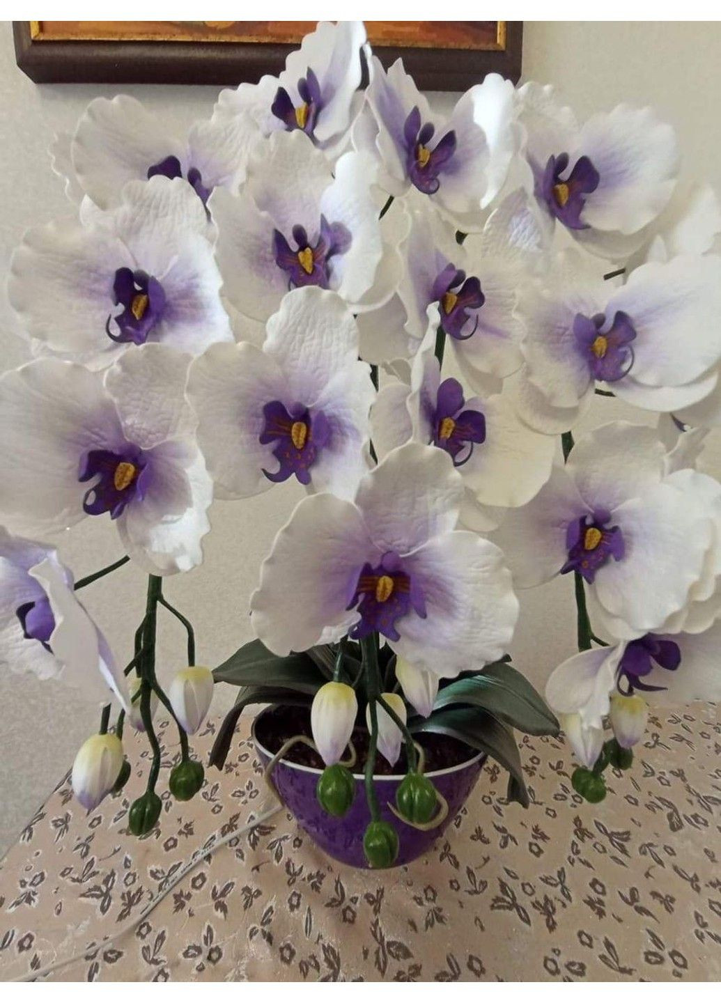 Светильник орхидея каскадная, ручная работа No Brand (301086813)