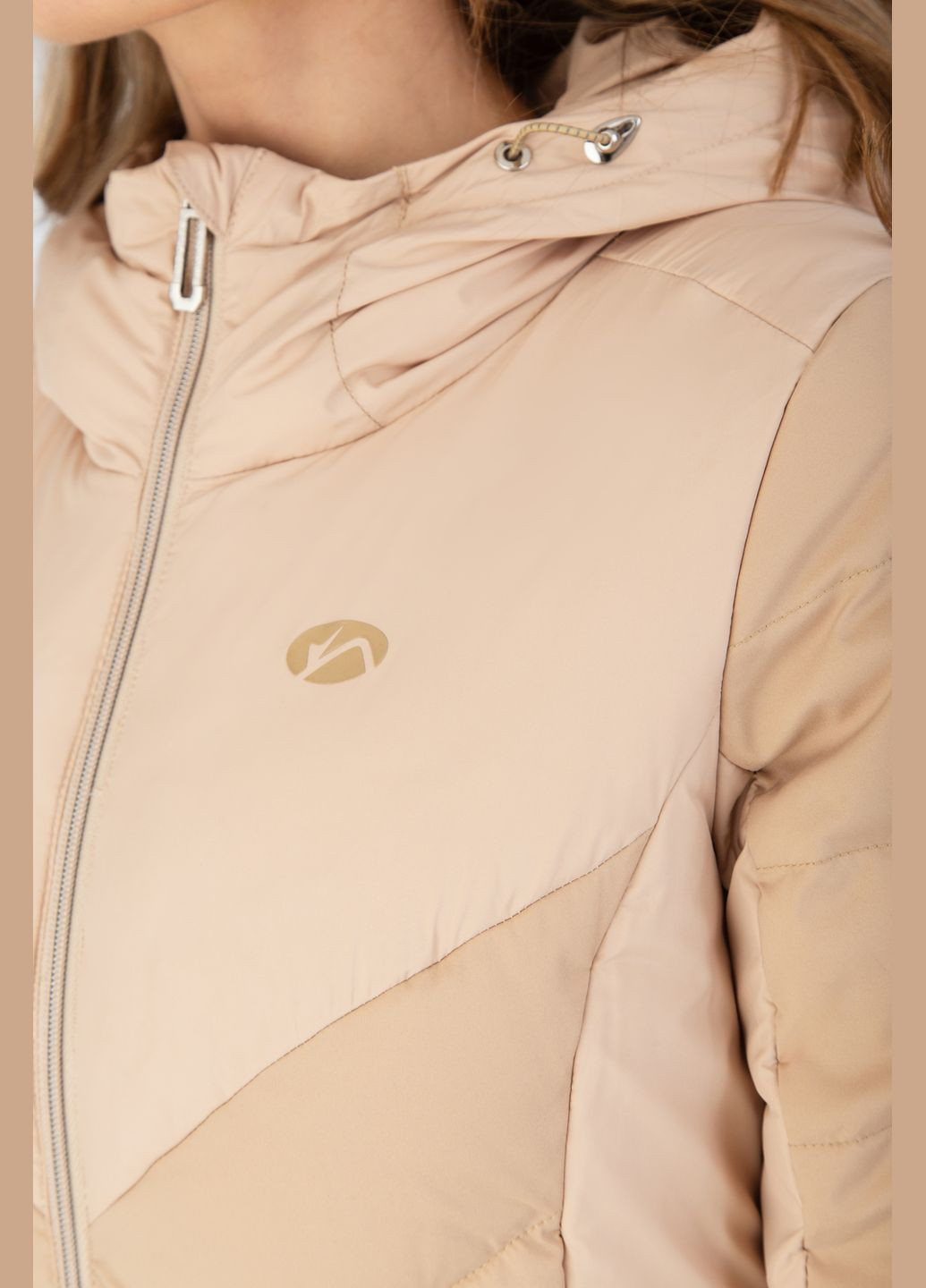 Бежева зимня куртка бежева з наповнювачем "біо пух" xl Avecs