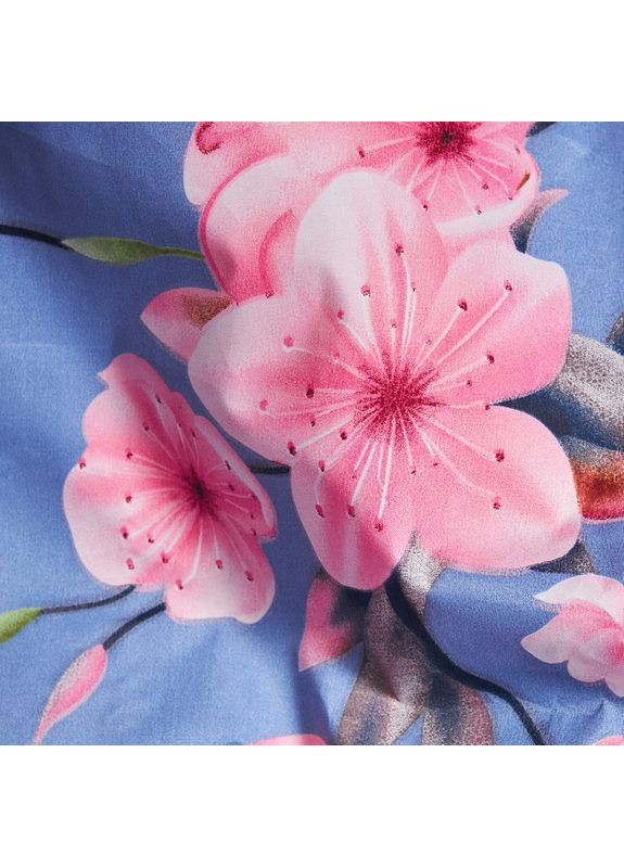 Комплект постельного белья Микросатин Premium «» Евро 200х220 наволочки 4х50х70 (MS-820007538) Moon&Star Blossom Sky (356113905)