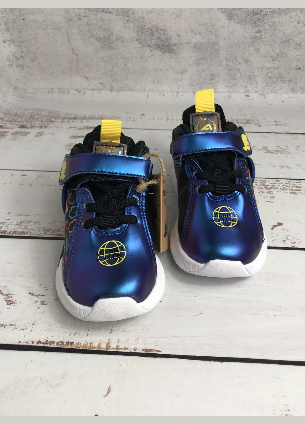 Синие всесезонные кровать детская для девочки синий (264) American Club