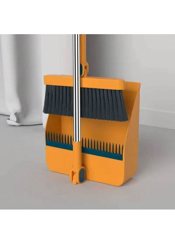 Совок з щіткою із нержавіючої сталі TL-HC03 Жовтий OEM (356493982)