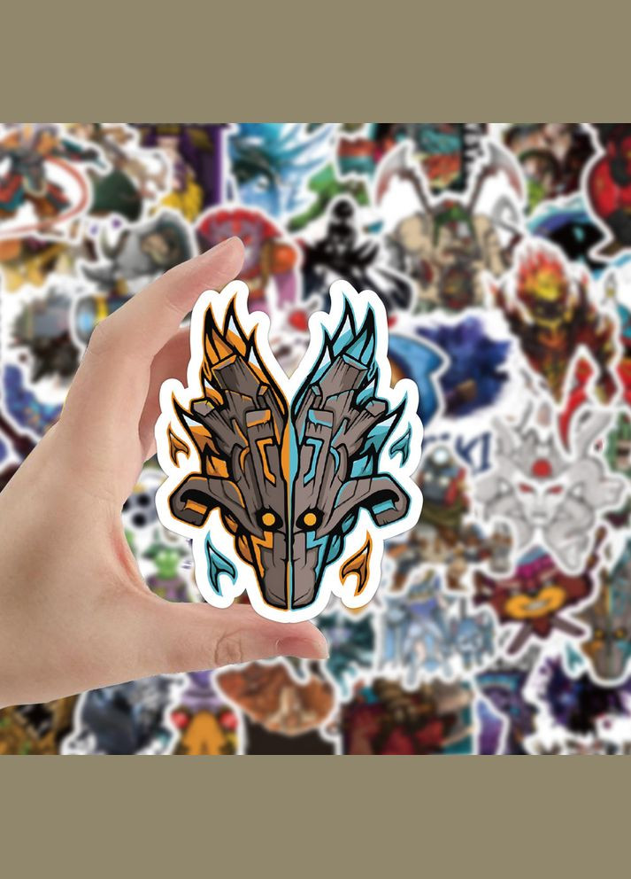 Наклейки герои игры DOTA 2 Стикерпак (Вырезанные) No Brand (316523504)