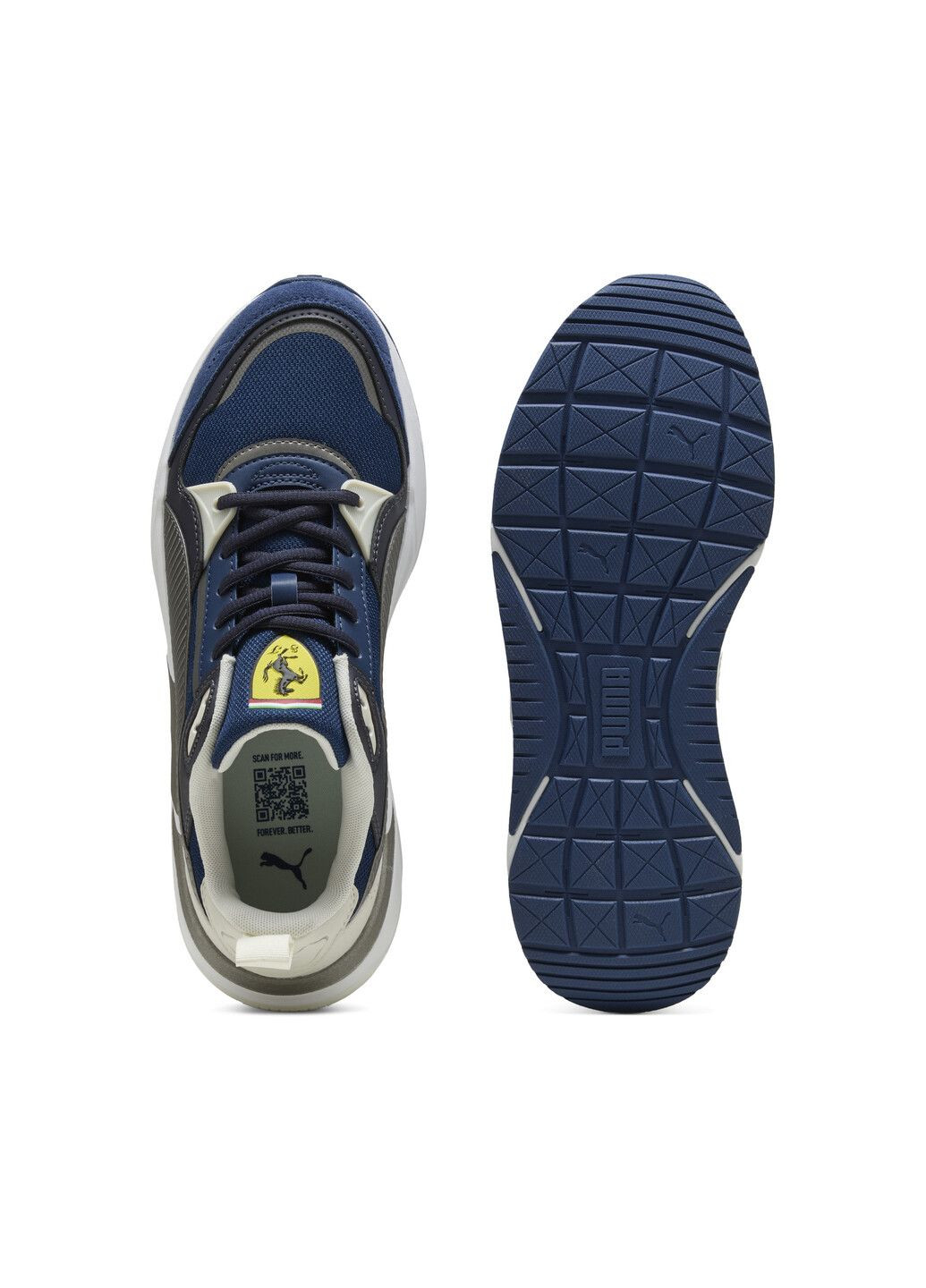 Синій всесезонні кросівки scuderia ferrari trinity 2 sneakers unisex Puma