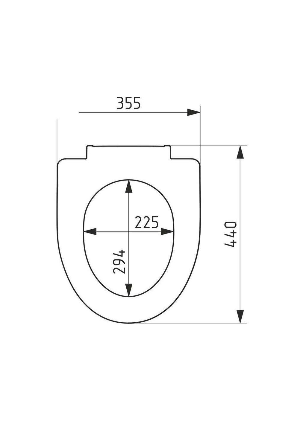 Сидіння для унітазу СП-6 Полімердеталь (359437594)