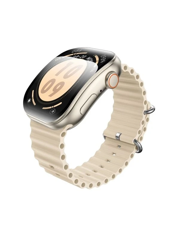 Смарт-годинник W&O 46mm. 240 mAh, IP67 Gold Smart Watch X10 Pro 3 (388345780)