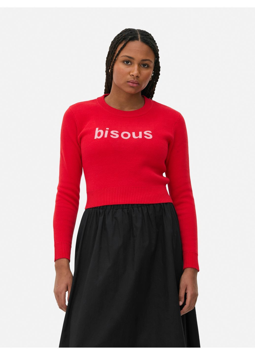 Червоний джемпер демісезон,червоний з принтом, Primark