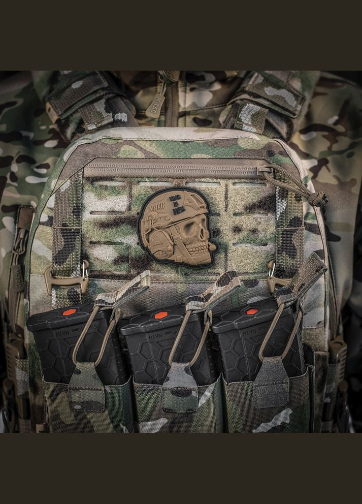 Нашивка War is Hell 3D PVC Coyote M-TAC (315047541)