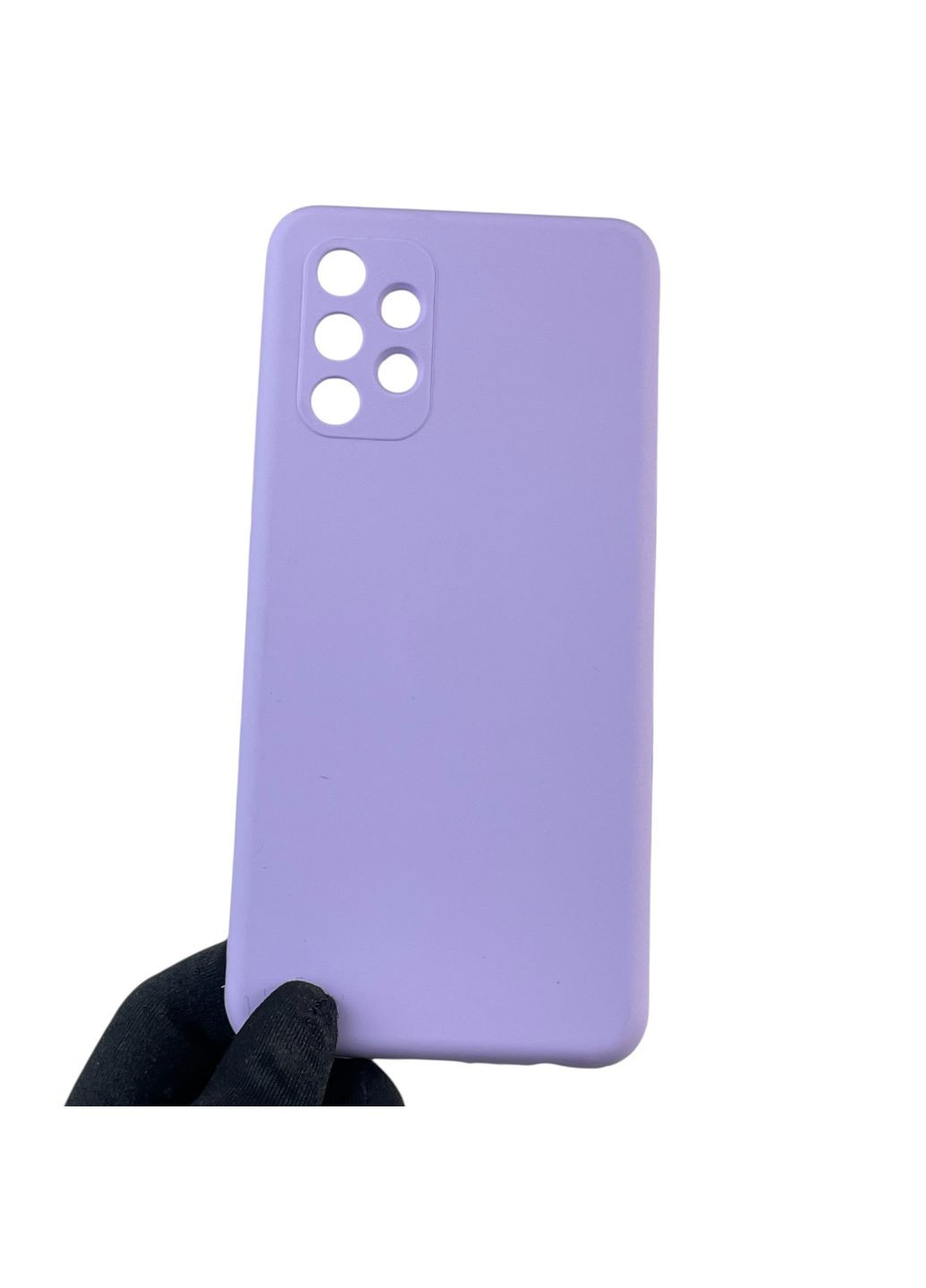 Чехол для Galaxy A32 4G (SM-A325F) силиконовый с микрофиброй нескользящий на самсунг а32 4г сиреневый Samsung (366390094)