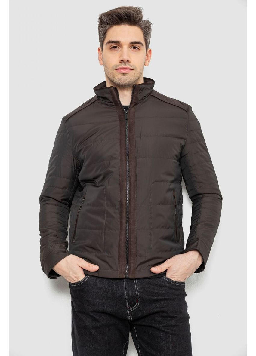 Темно-коричневая куртка мужская демисезонная,, 244r001k Ager