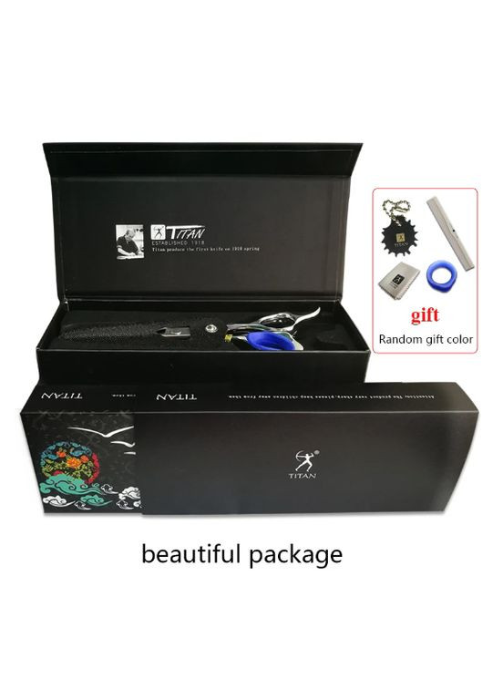 Профессиональные парикмахерские ножницы для стрижки волос Japan440 сталь 6 дюймов Titan (296107899)