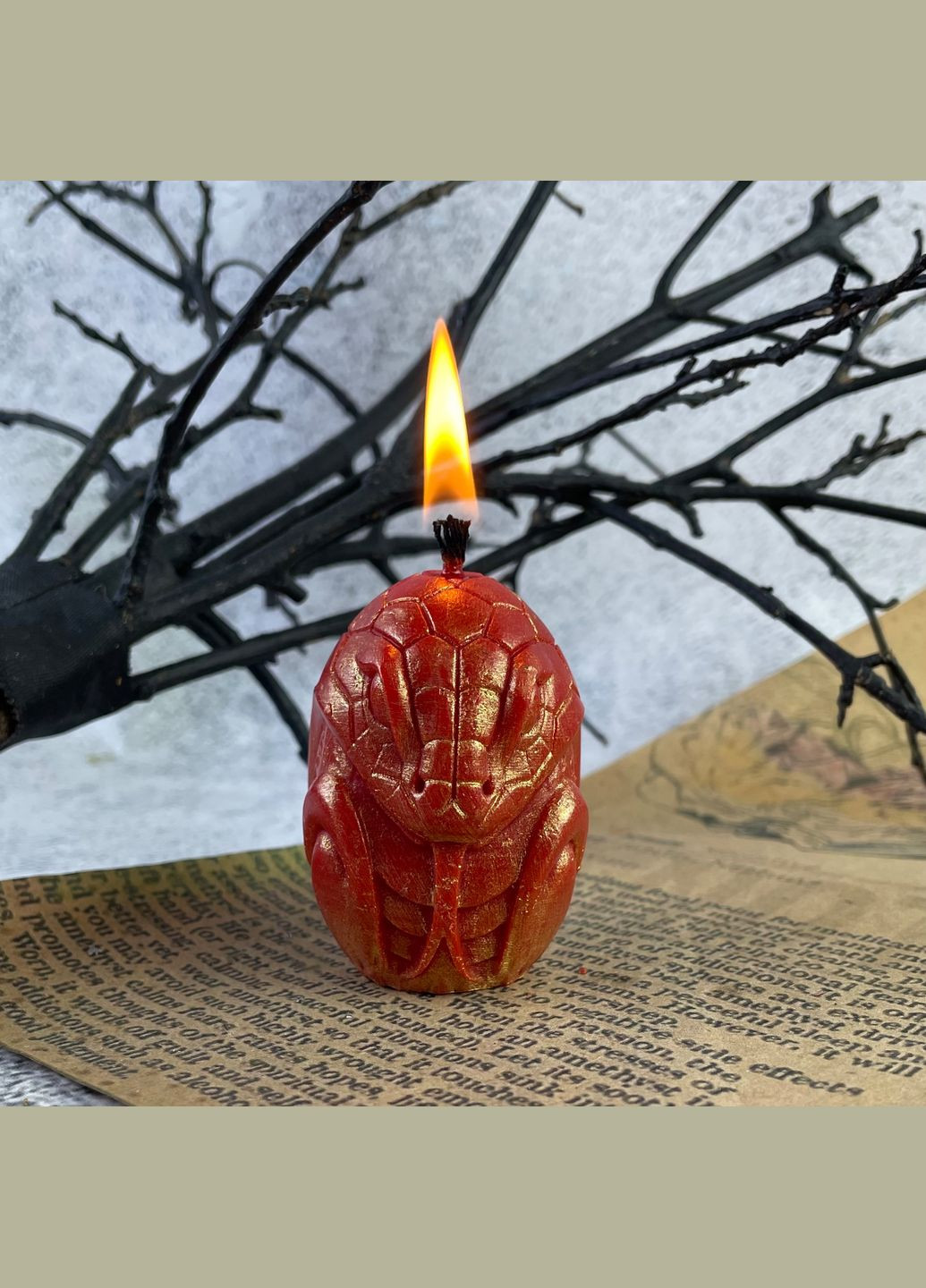 Воскова червона свічка - Змійка 5Candles (322346961)