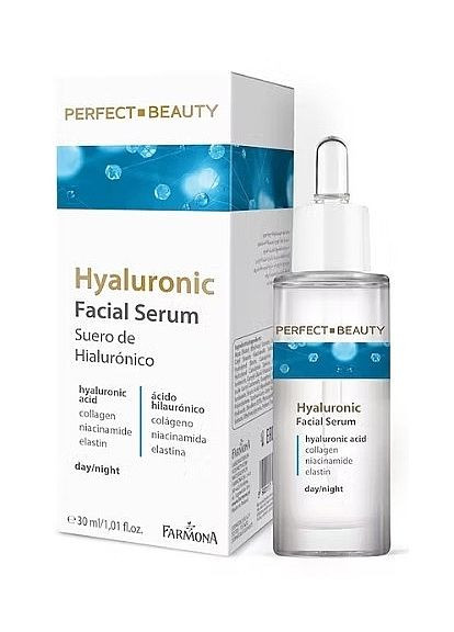 Сироватка для обличчя з гіалуроновою кислотою день/ніч Perfect Beauty Hyaluronic Facial Serum 30ml (1270828-138904) Farmona (368645466)