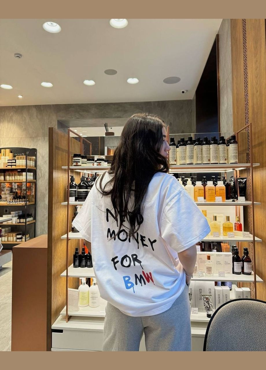 Жіноча футболка вільного крою з написом Avanti - (337312045)