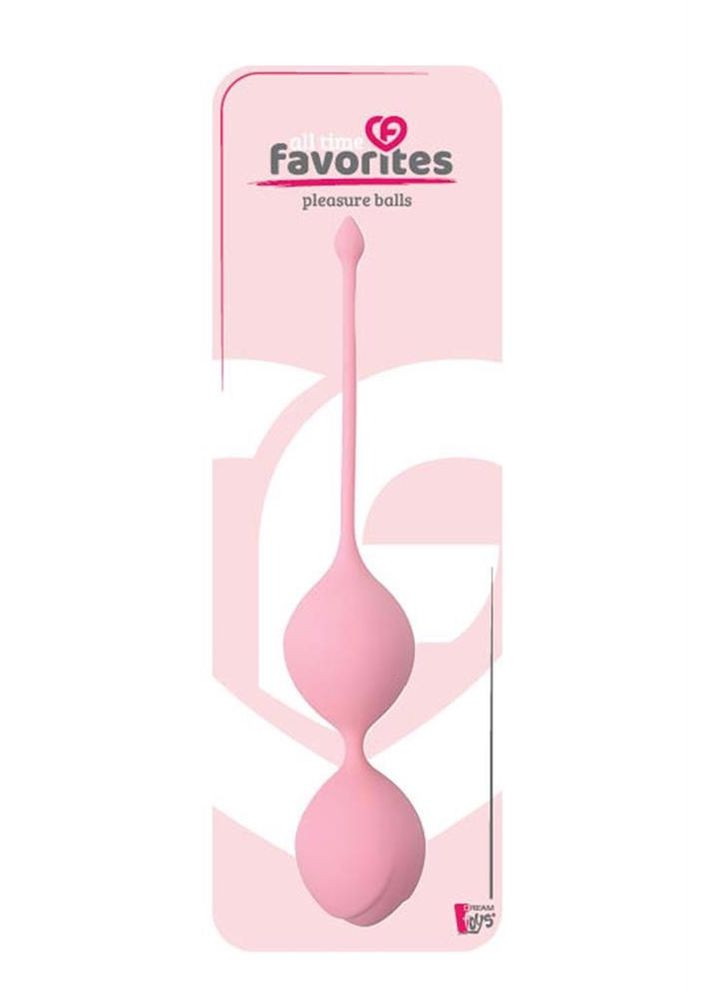 Вагінальні кульки DreamToys ALL TIME FAVORITES 60 гр. із зміщеним центром ваги, рожеві Dream Toys (331171473)