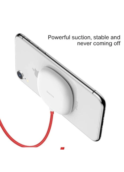 Зарядное устройство беспроводное QI Suction Cup 2 А 10Вт белый (1797978951) Baseus WXXP-01 (336146593)