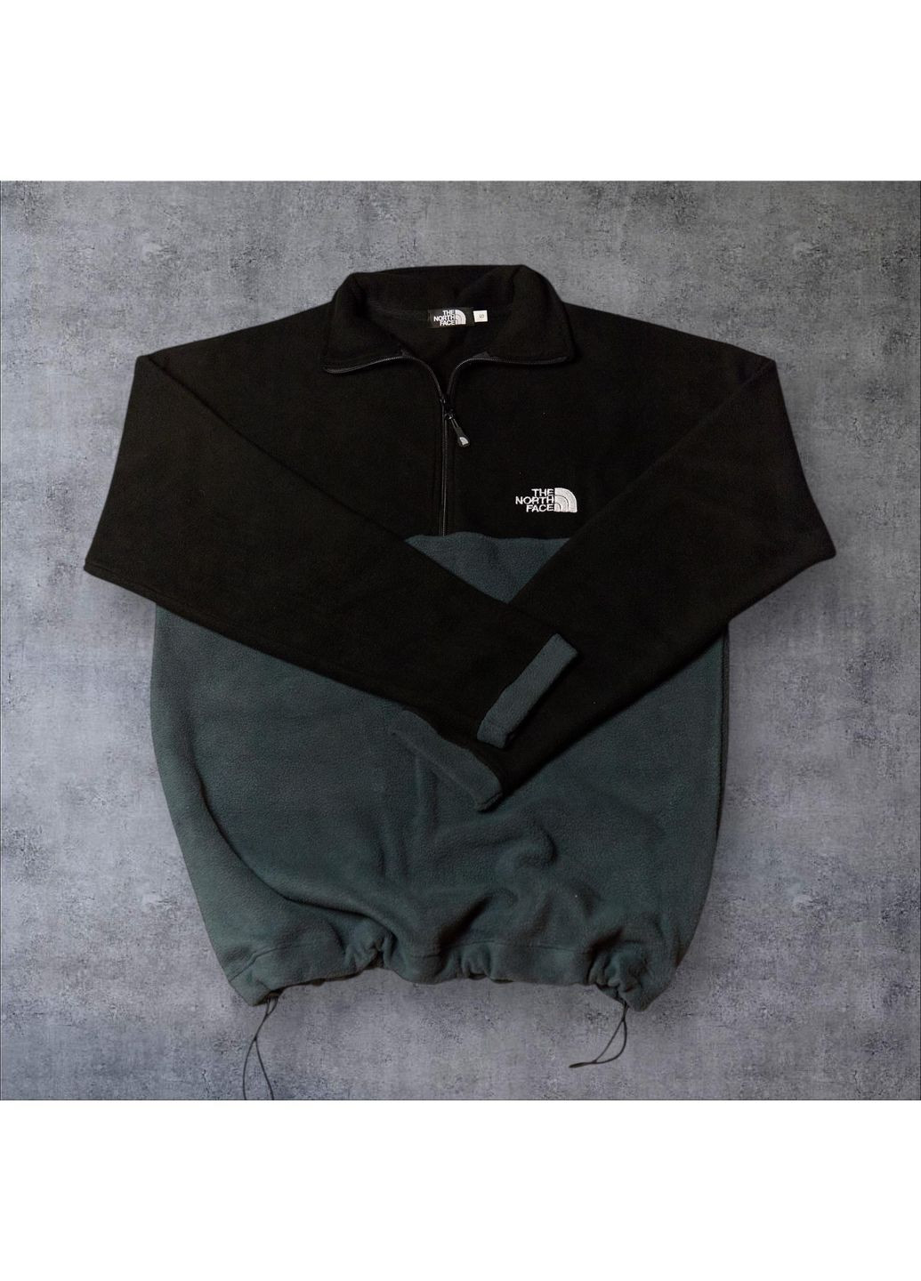 Мужской зимний анорак флисовый The North Face серый No Brand (365731139)