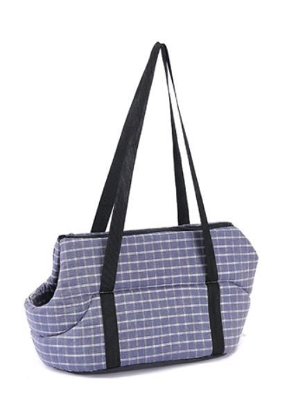 Сумка-переноска для животных "Полоса" 36x20x25см, серая No Brand (368710229)