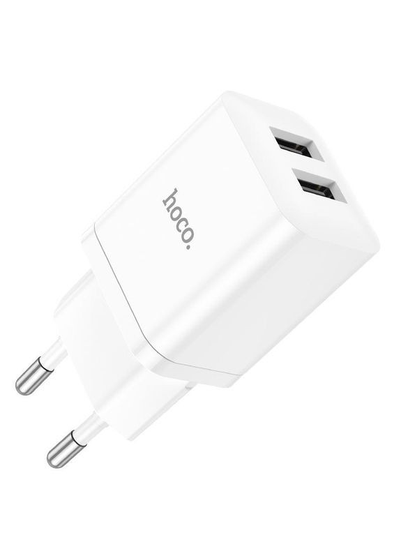Сетевое зарядное устройство для телефона + кабель Lightning Apple N25 |2USB, 2.1A| Hoco (337351629)