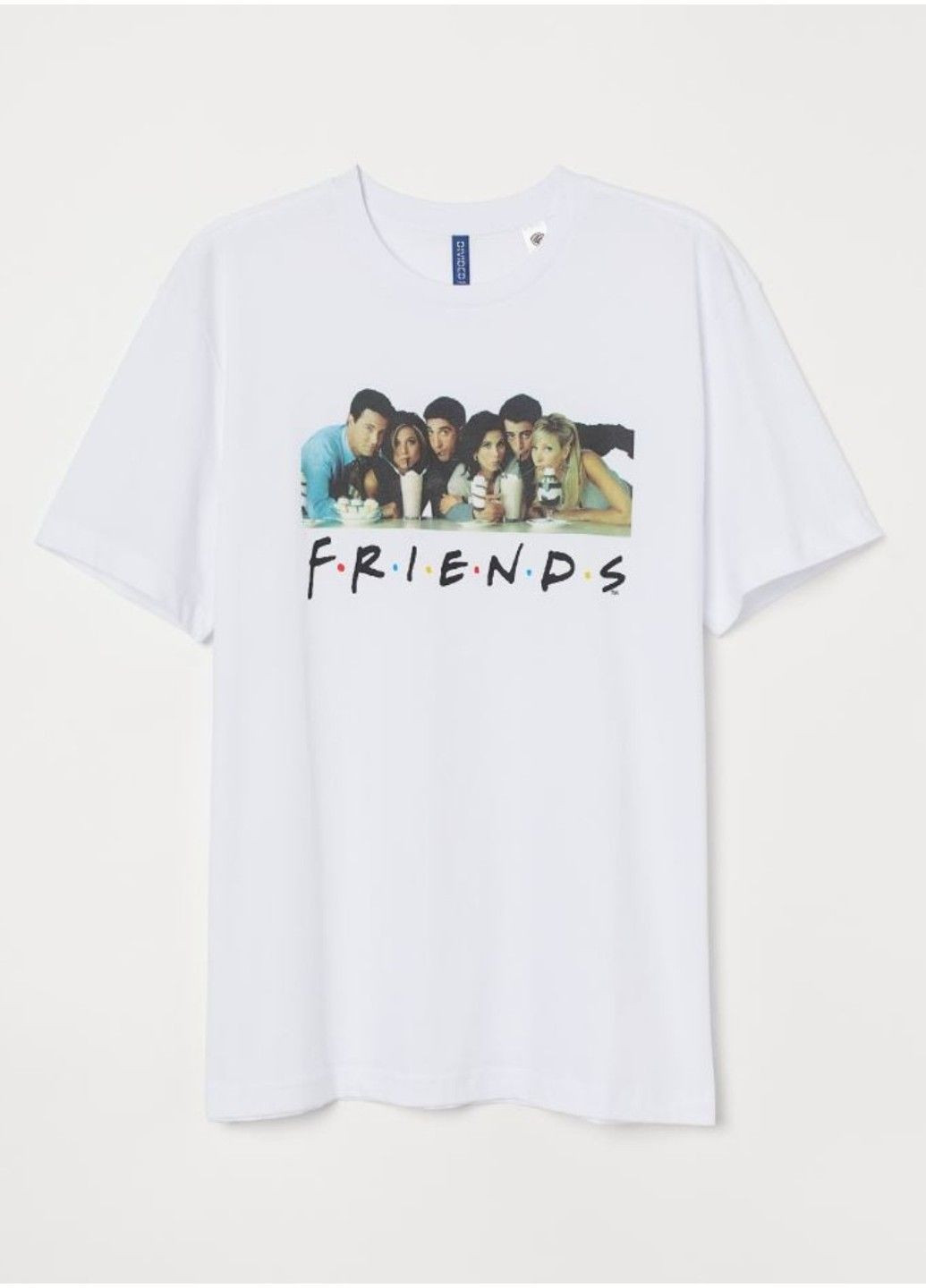 Біла чоловіча футболка regular fit (56760) xl біла H&M