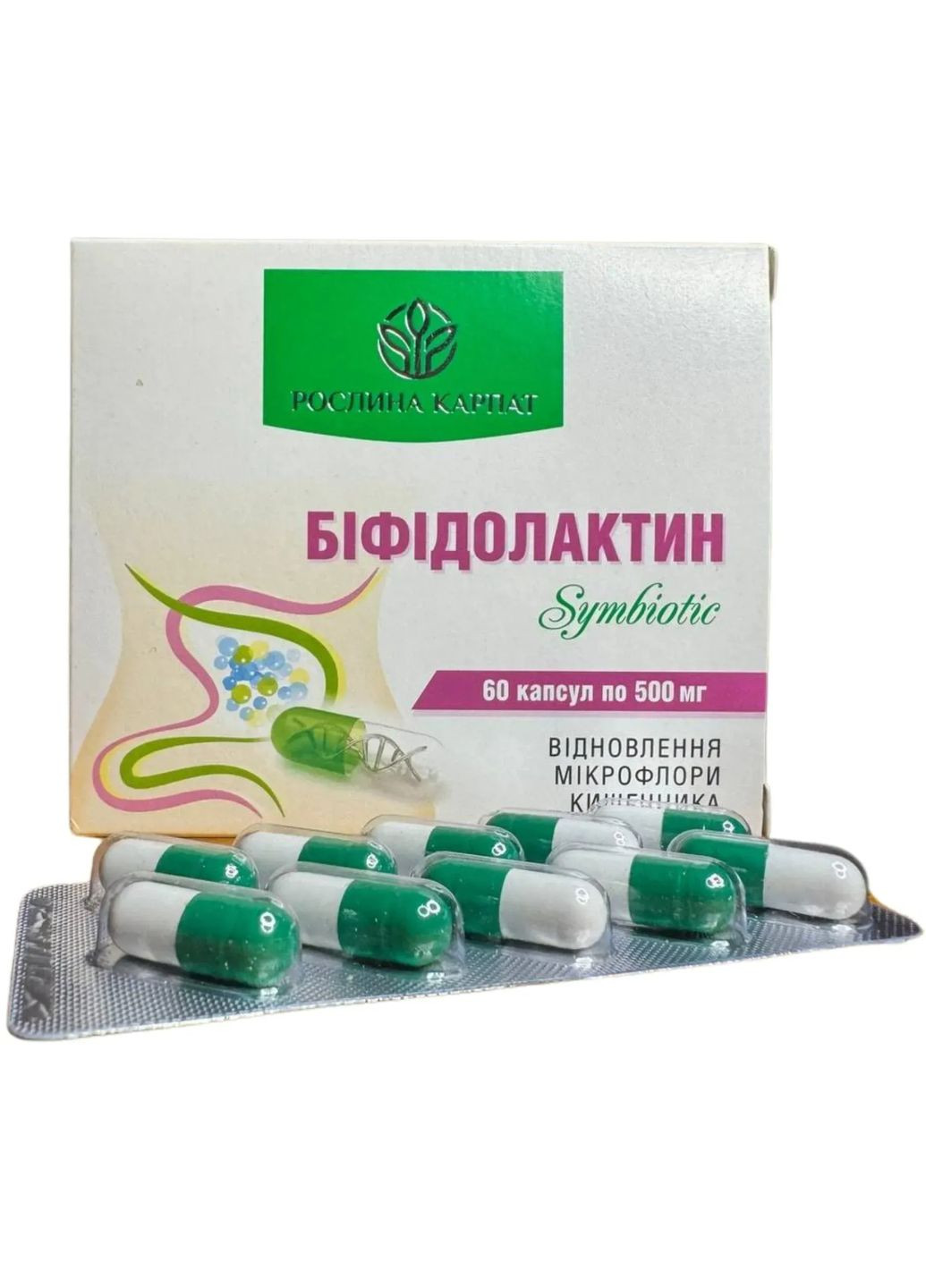 Біфідолактин SYMBIOTIC – підтримка мікрофлори та здоров'я травлення Рослина Карпат (334292933)