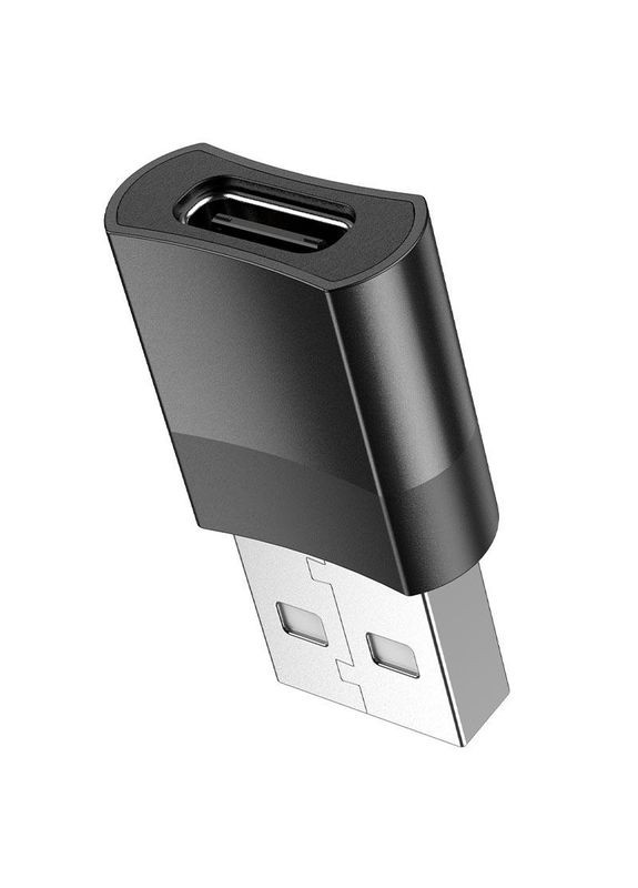 Адаптер USB 2.0 штекер на TypeC гніздо UA17 Hoco (279826953)