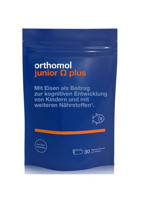 Витаминный комплекс для детей от 4 до 14 лет Junior Omega Plus (90 жевательных конфет на 30 дней) Orthomol (280265856)