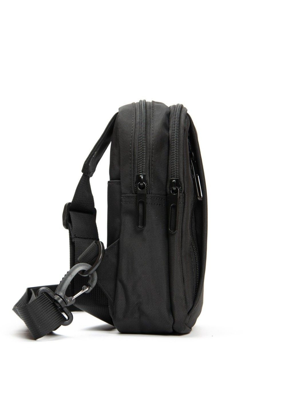 Мужская тканевая сумка-слинг 6043 black Lanpad (366092146)