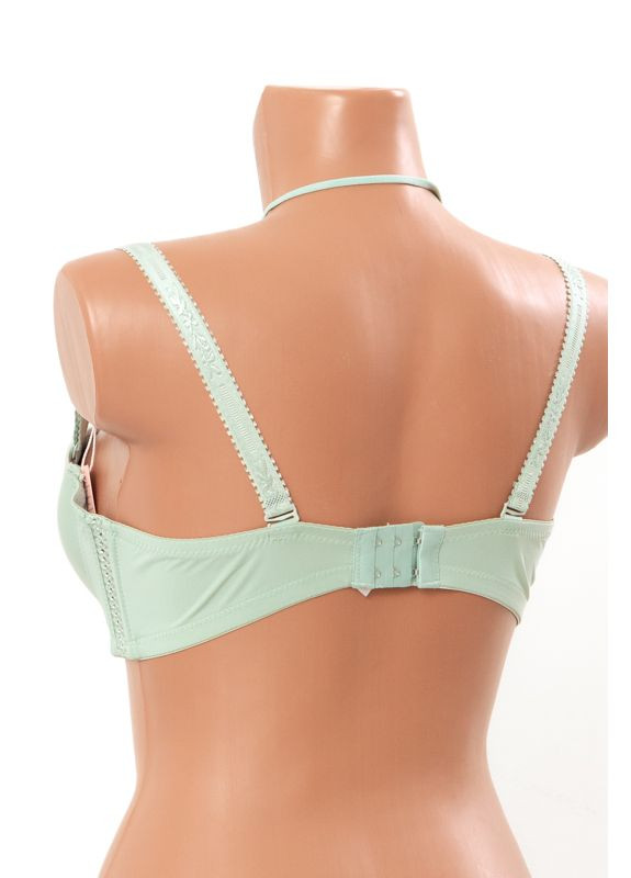 Смарагдовий жіночий бюстгальтер з push up однотонний (чашка в) (p-18124) Носи своє