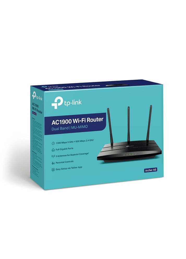 Маршрутизатор ARCHER A8 AC1900 4xGE LAN 1xGE WAN MU-MIMO TP-Link (315029980)
