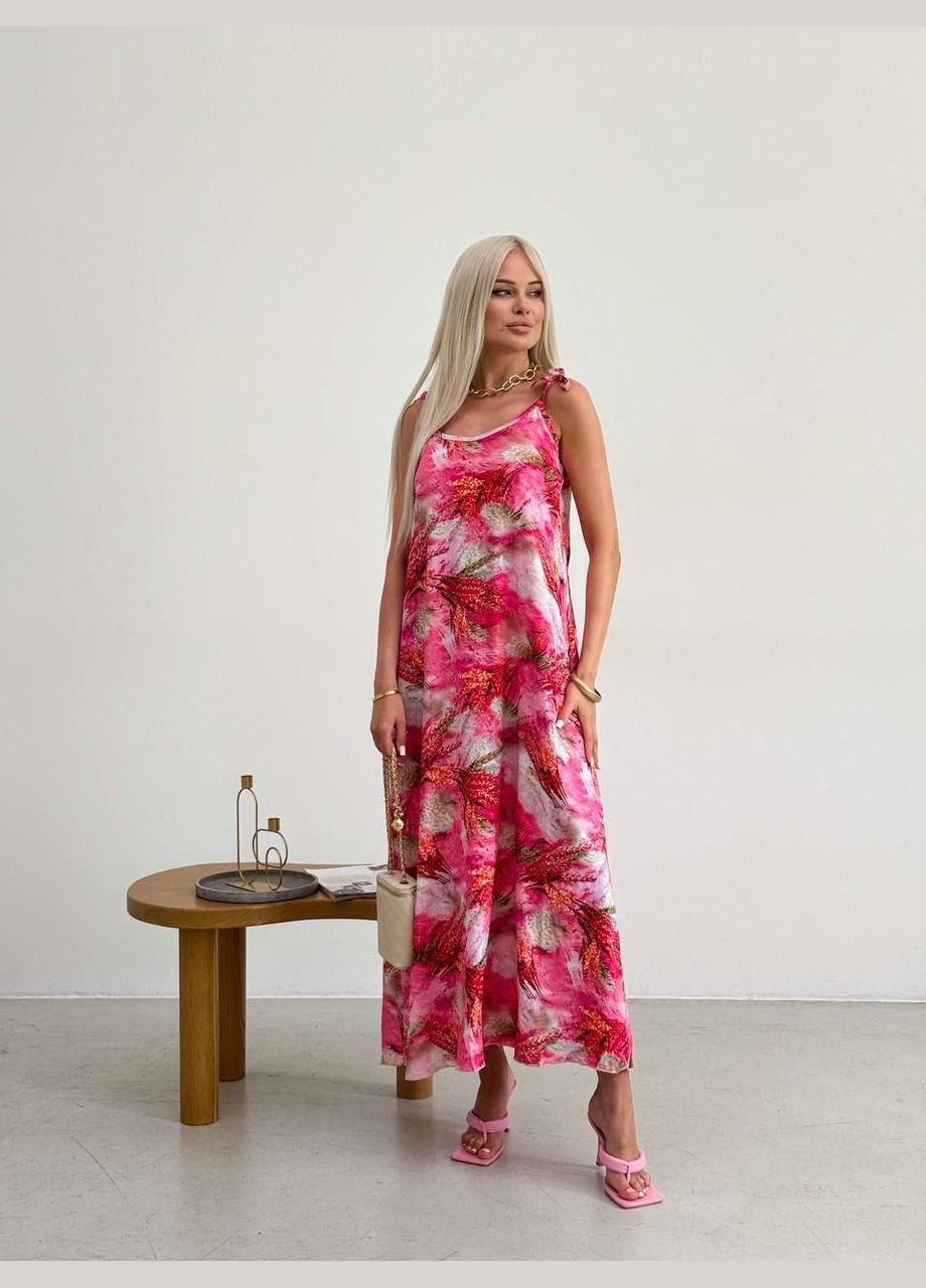 Летний женский женское платье макси Style Point с абстрактным узором