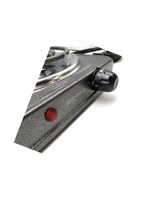 Электроплита RB-555 спиральная настольная электрическая плита на 1 конфорку 1200 Вт Черная Rainberg (357208039)