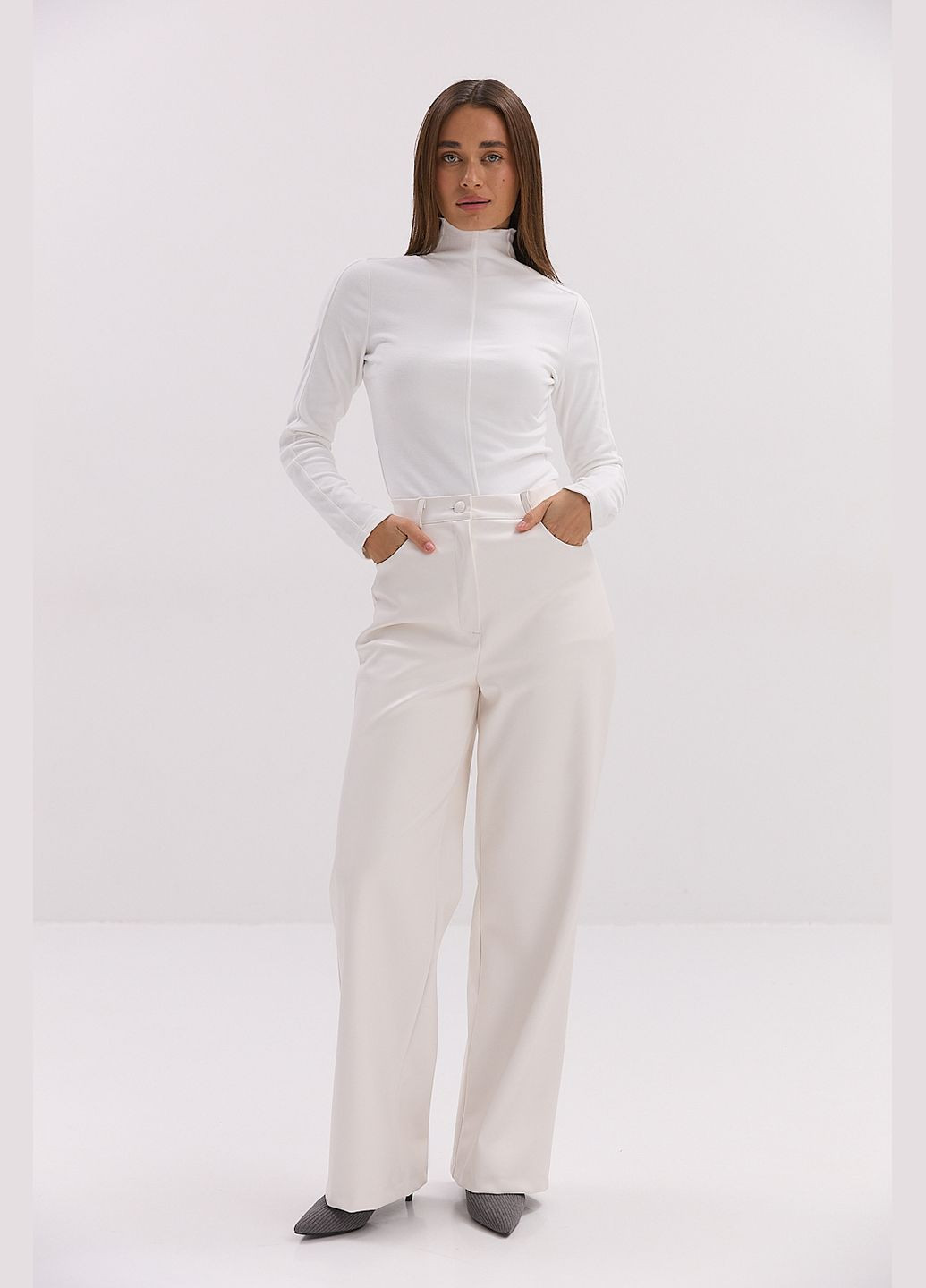 Женские прямые брюки из кожзама Arjen (315065875)