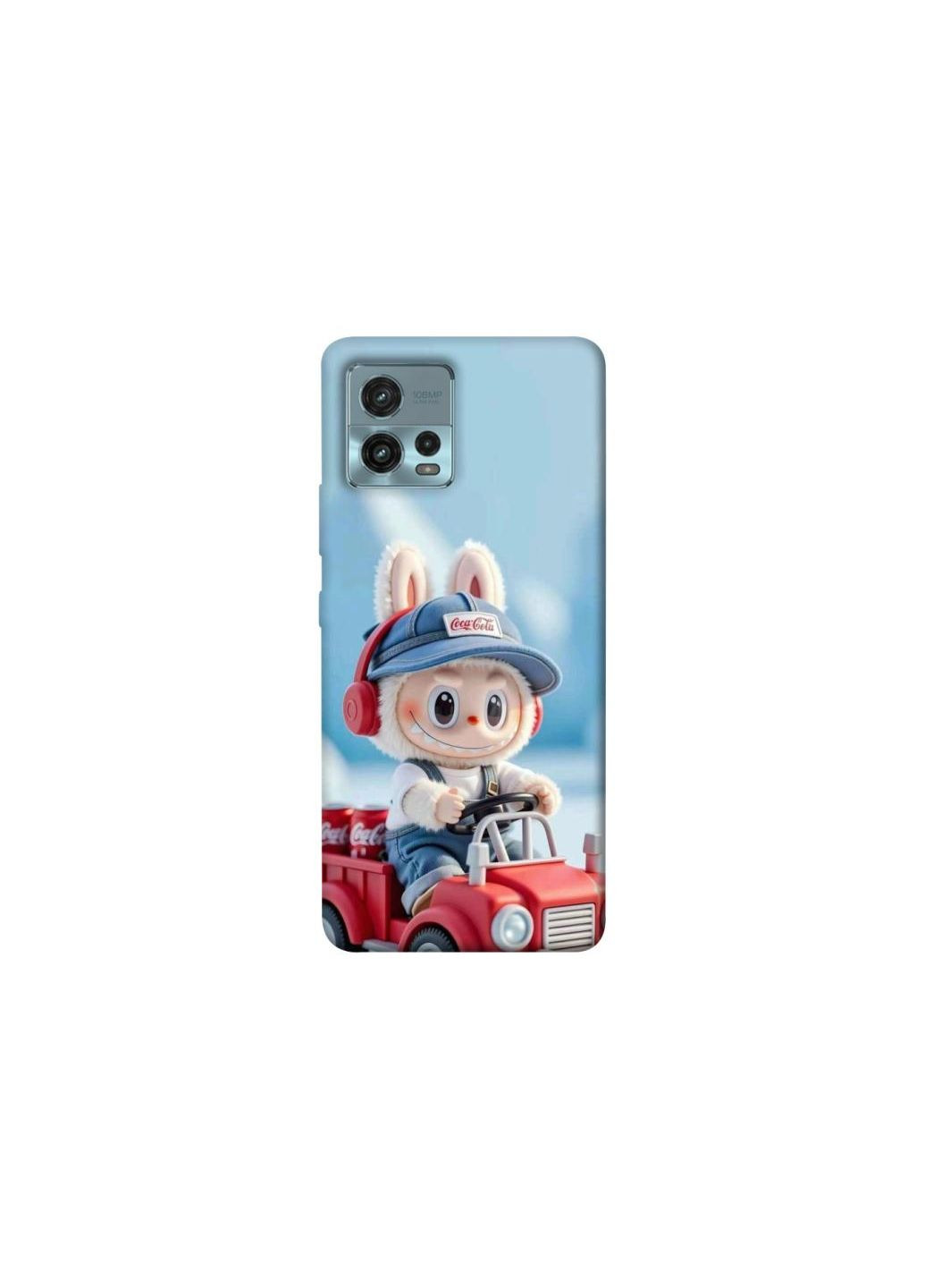 Чехол на Motorola Moto G72 Labubu in the car Frontalka (356089476)