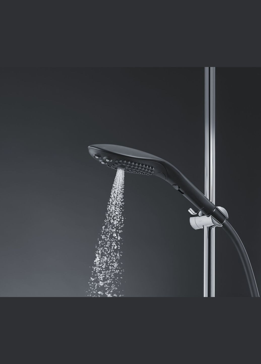 Насадка-стимулятор для душа 2в1 Wave Black, массажер для интимных зон Womanizer (296492066)