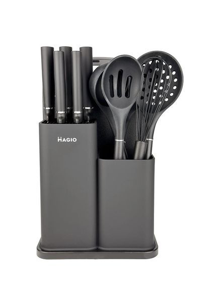Набор кухонных принадлежностей MG-1097-blaСk 12 предметов Magio (336878752)