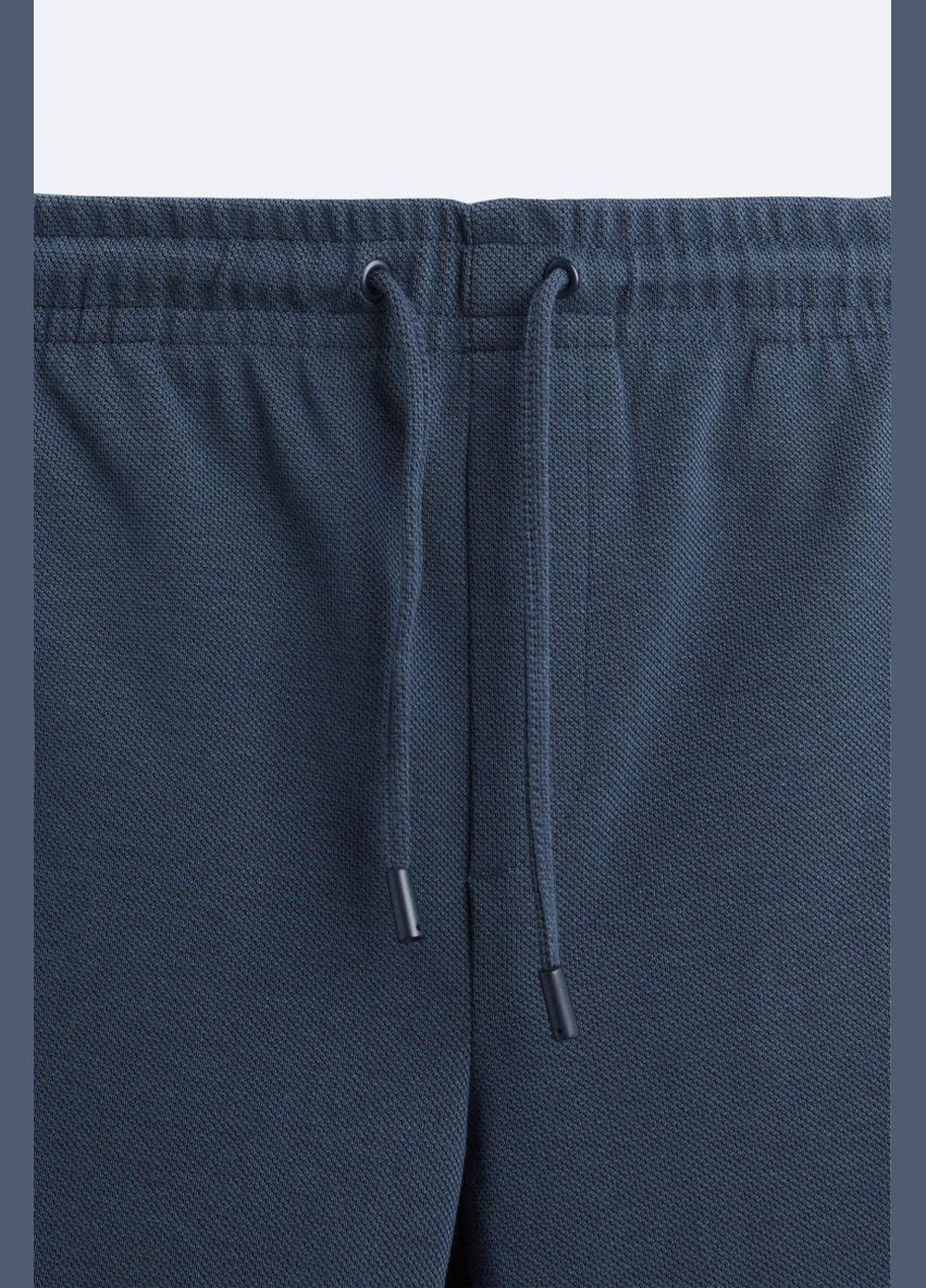 Темно-синие спортивные летние брюки Zara