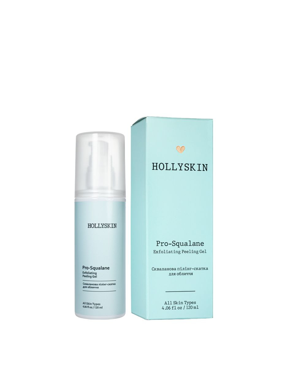 Пілінг скатка для обличчя Pro-Squalane Exfoliating Peeling Gel 120 мл Hollyskin (367985042)