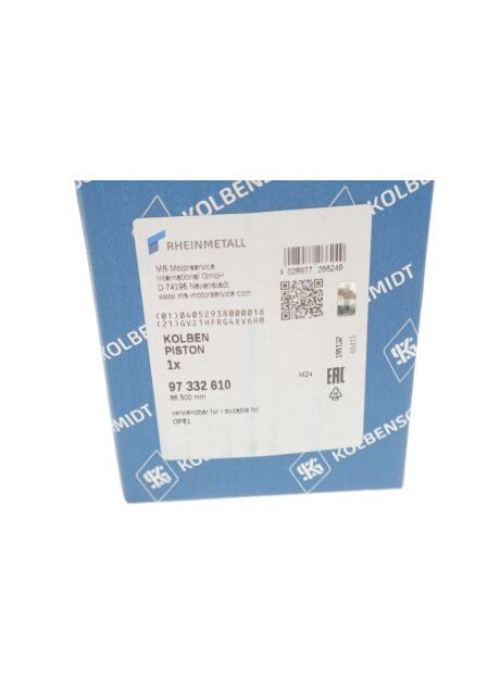 Поршень с кольцами OPEL 86.5 2.0 16V X20XEV (выр-во KS) 97332610 Kolbenschmidt (366123693)