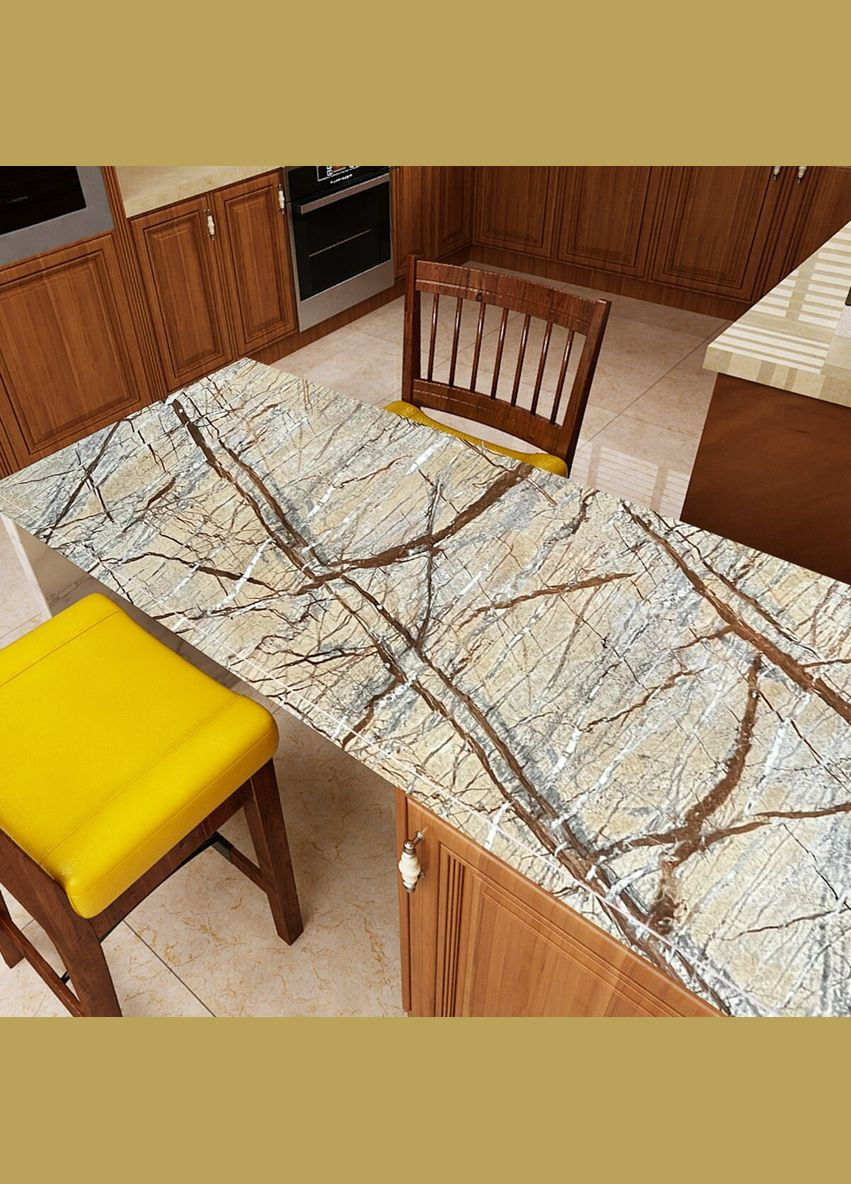 Самоклеящаяся пленка бежевый мрамор 0,45х10мх0,07мм SW-00001278 Sticker Wall (316187340)