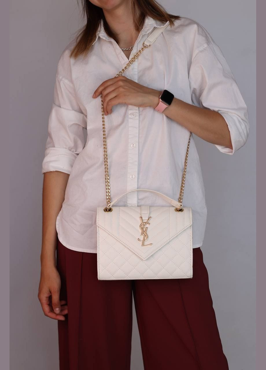 Сумка з лого Yves Saint Laurent Vakko (322029827)