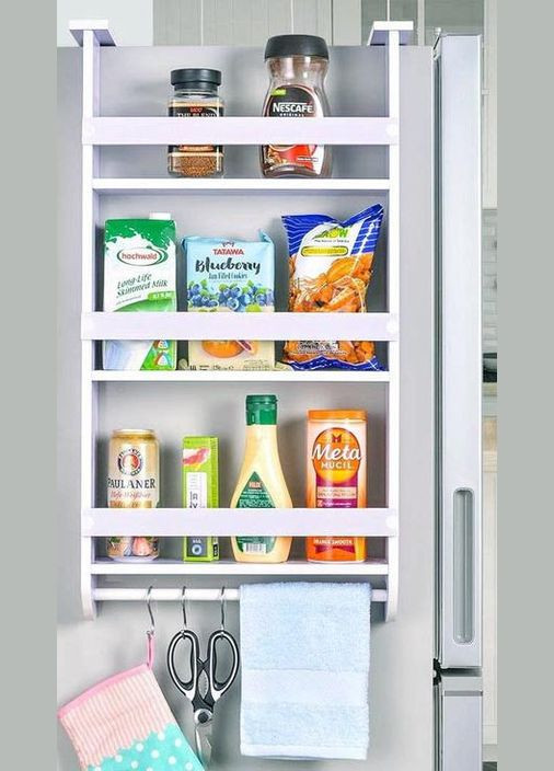 Полиця на холодильник з дерева Ситвіл зефір (ПХО-000520) No Brand (327865636)