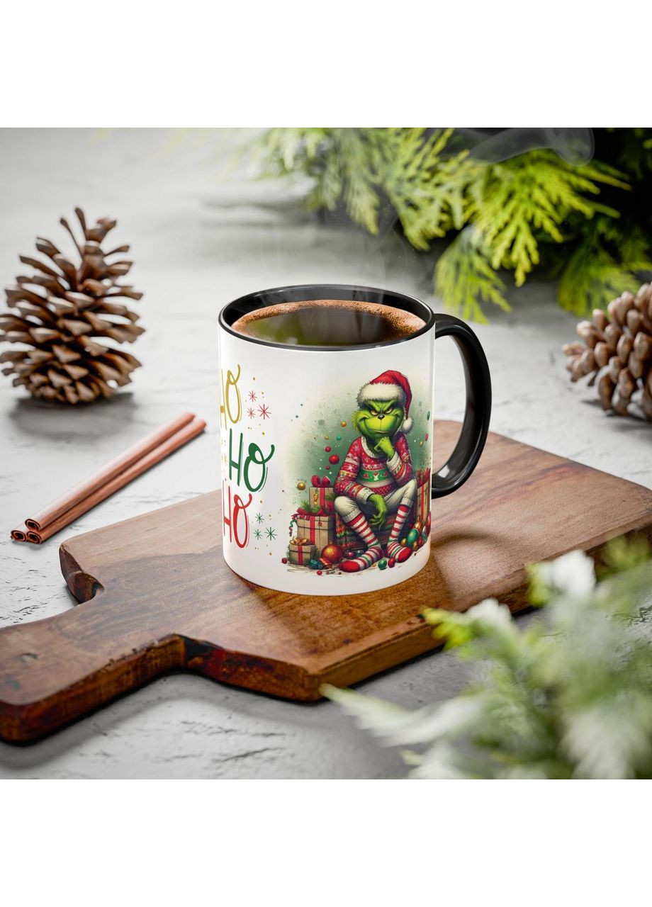 Чашка с принтом "Гринч и праздничное настроение" No Brand (368671266)