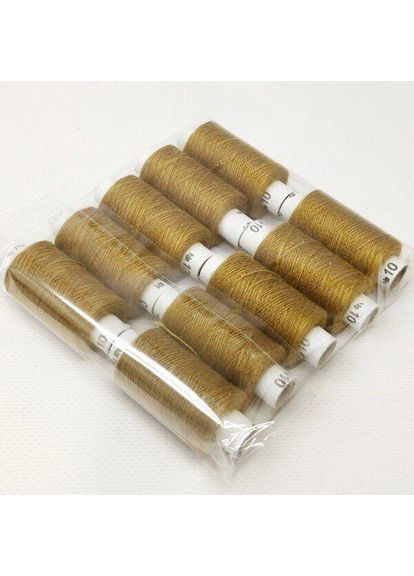 Джинсові нитки, висока міцність # 10, Золотий темний кол. 039 Plus-plus (352751945)