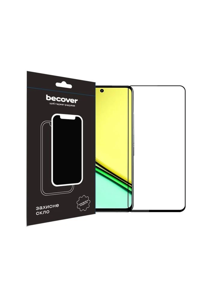 Защитное стекло (m16382) BeCover Realme C67 Black (375790144)