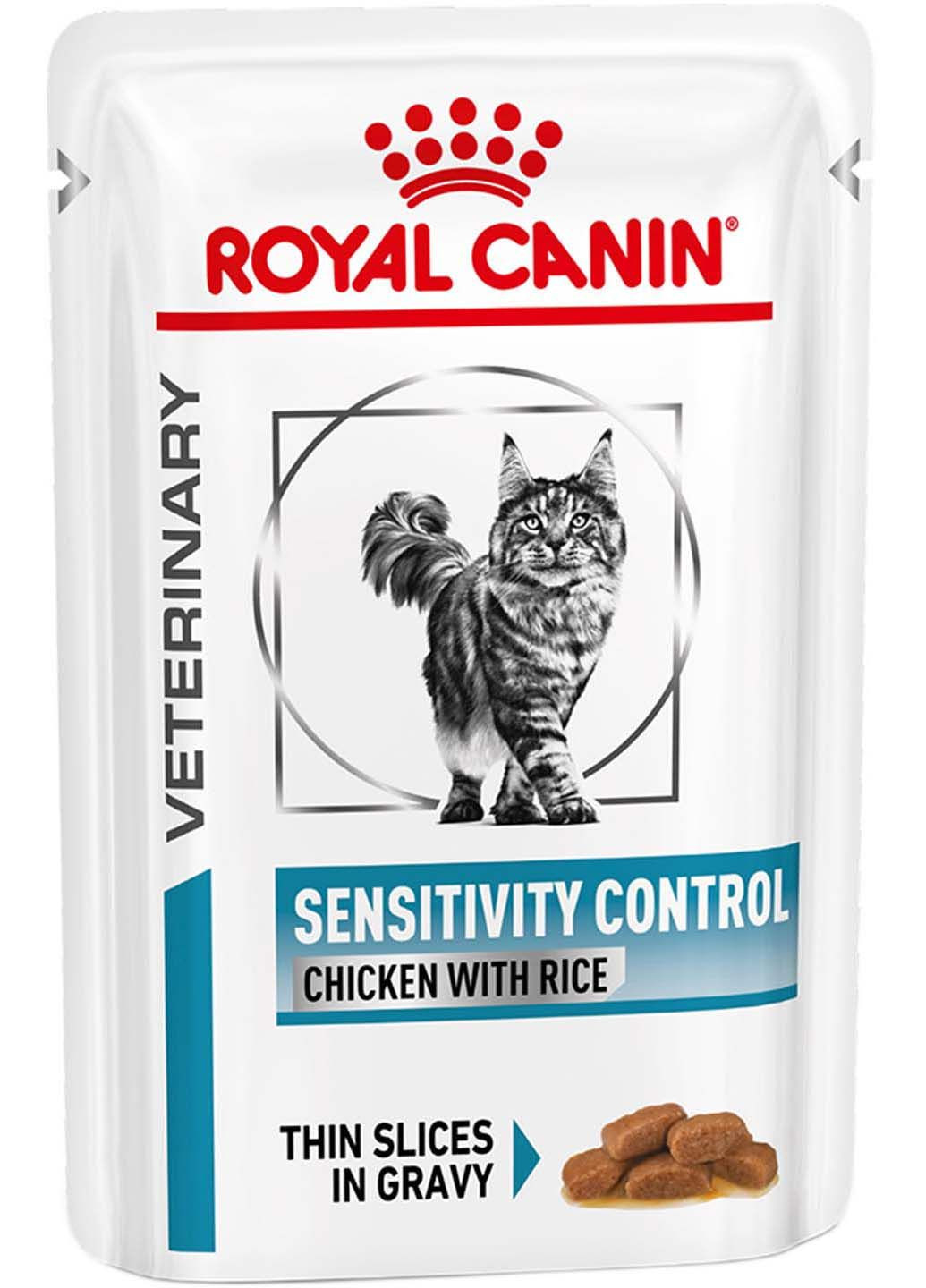 Влажный корм для взрослыx кошек Sensitivity Control Chicken Cat Pouches 85 г Royal Canin (286472460)